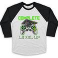 High School Level Complete Class Of 2024 Graduation Baseball Raglan Shirt