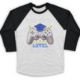 High School Level Complete Class Of 2025 Graduation Baseball Raglan Shirt