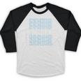 Hockey Senior Night Hockey Senior 2025 Graduation 50 Baseball Raglan Shirt