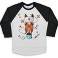Horse Nurse RN ER Nursing School Graduation Baseball Raglan Shirt