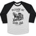 Horse Please Be Patient With Me I'm From The 1900s Baseball Raglan Shirt