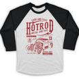 Hotrod Car Automotive Nostalgia Distressed Retro Baseball Raglan Shirt Hotrod Car Automotive Nostalgia Distressed Retro Baseball Raglan Shirt