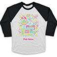 Iconic Nostalgia Vintage Graphic Baseball Raglan Shirt