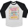I'm From The 1900s 80s Millennial Boom Box Radio Baseball Raglan Shirt