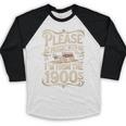 I'm From The 1900s Old Humor Boomer Dad Father's Day Premium Baseball Raglan Shirt