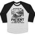I'm From The 1900s Please Be Patient With Me Baseball Raglan Shirt