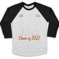 I'm Sooo Done Class Of 2027 Senior Graduation Grad Party Baseball Raglan Shirt