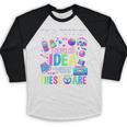I'm A Toddler I Have No Ideas Retro Vintage 90s Nostalgia Baseball Raglan Shirt
