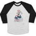 Its Dr Actually Doctorate PhD EdD Graduation Graduate Baseball Raglan Shirt