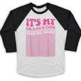 It's My Graduation Sign My Shirt Groovy Girls Graduation Baseball Raglan Shirt