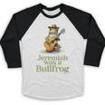 Jeremiah Was A Bullfrog A Classic Rock Nostalgia Trip Premium Tri-Blend Baseball Raglan Shirt Jeremiah Was A Bullfrog A Classic Rock Nostalgia Trip Premium Tri-Blend Baseball Raglan Shirt