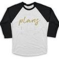 Jeremiah I Know Plans Graduation 2019 College Graduate Baseball Raglan Shirt