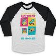 Just Built Different I'M From The 1900S Retro Baseball Raglan Shirt