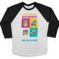 Just Built Different I'M From The 1900S Retro Premium Baseball Raglan Shirt