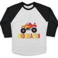 I Just Crushed Kindergarten Monster Graduation Shirt Baseball Raglan Shirt
