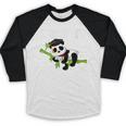 I Did It Kawaii Panda With Graduation Cap Diploma Baseball Raglan Shirt