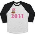 Kids Class Of 2031 Back To School Graduation T-Shirt Baseball Raglan Shirt
