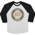 Kids Class Of 2031 Shirt Back To School Future Graduation Baseball Raglan Shirt