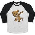 Kids Class Of 2031 Shirt Graduation Dabbing Dog Shirt Baseball Raglan Shirt