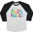 Kids Pre-K Graduate 2025 Preschool Graduation Class Of 2025 Kids Baseball Raglan Shirt