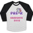 Kids Kids Pre-K PreSchool Unicorn GraduationShirt Baseball Raglan Shirt