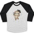 Kids Kids Preschool Nailed It Sloth Graduation Baseball Raglan Shirt
