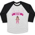 Kids Princess Girl Preschool Graduate 2018 Graduation Pre-K Baseball Raglan Shirt