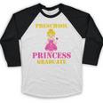 Kids Princess Graduate Prek Preschool Graduation Tshirt For Girls Baseball Raglan Shirt