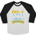 Kids So Long Pre-K Graduation 2025 School Kindergarten Here Come Baseball Raglan Shirt