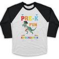 Kids So Long Pre-K Preschool Graduation Kindergarten Here I Come Baseball Raglan Shirt