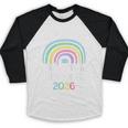 Kids VPK Graduation 2026 Rainbow VPK Grad Baseball Raglan Shirt