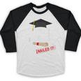 Kindergarten 2018 NAILED IT Graduation Graduate Baseball Raglan Shirt