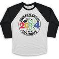 Kindergarten Graduation 2024 Graduate Last Day Of School Baseball Raglan Shirt