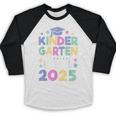 Kindergarten Graduation Kindergarten Grad Kid Girl Boy 2025 Baseball Raglan Shirt