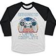 Kindergarten Graduation Level Complete Gamer 2024 Gaming Boy Baseball Raglan Shirt