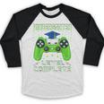 Kindergarten Graduation Level Complete Gamer Class 2024 Kids Baseball Raglan Shirt