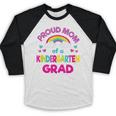 Kindergarten Graduation Shirt Mom For Girl Graduate Tee Baseball Raglan Shirt