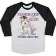 Kindergarten Graduation Unicorn Kindergarten Graduate Girls Baseball Raglan Shirt