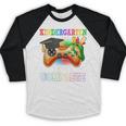 Kindergarten Level Complete Last Day Of School Graduation Baseball Raglan Shirt