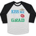 Kiss Me I'm A Grad 2018 Senior Graduation Baseball Raglan Shirt