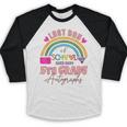 Last Day Of School Autograph 5th Grade Graduation Boys Girls Baseball Raglan Shirt