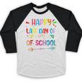 Last Day Of School Tie Dye School Graduation Summer Teacher Baseball Raglan Shirt
