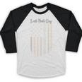 Last First Day Senior 2026 USA Flag Graduation Class Of 2026 Baseball Raglan Shirt