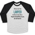 Lawyer Definition Quote Attorney Student Graduation Baseball Raglan Shirt