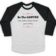 Lawyer Law School GraduationShirt Female Graduate Baseball Raglan Shirt