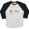 Lawyer Voice Attorney Law School Student Graduation Baseball Raglan Shirt