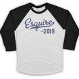 Lawyers Graduation Esquire Est 2018 Graduate Shirt Baseball Raglan Shirt