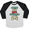 Level Complete Jr High School Graduation Grad SloganShirt Baseball Raglan Shirt