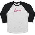 Licensed Esthetician 2023 Graduation Baseball Raglan Shirt