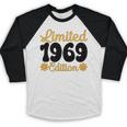 Limited 1969 Edition Retro Nostalgia Art Premium Baseball Raglan Shirt